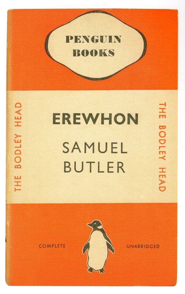 Erewhon Samuel Butler 1935 Science Fiction Book Postcard