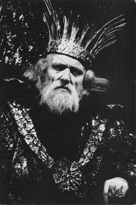 Eric Porter as King Lear 1968 Shakespeare Play RPC Old Postcard