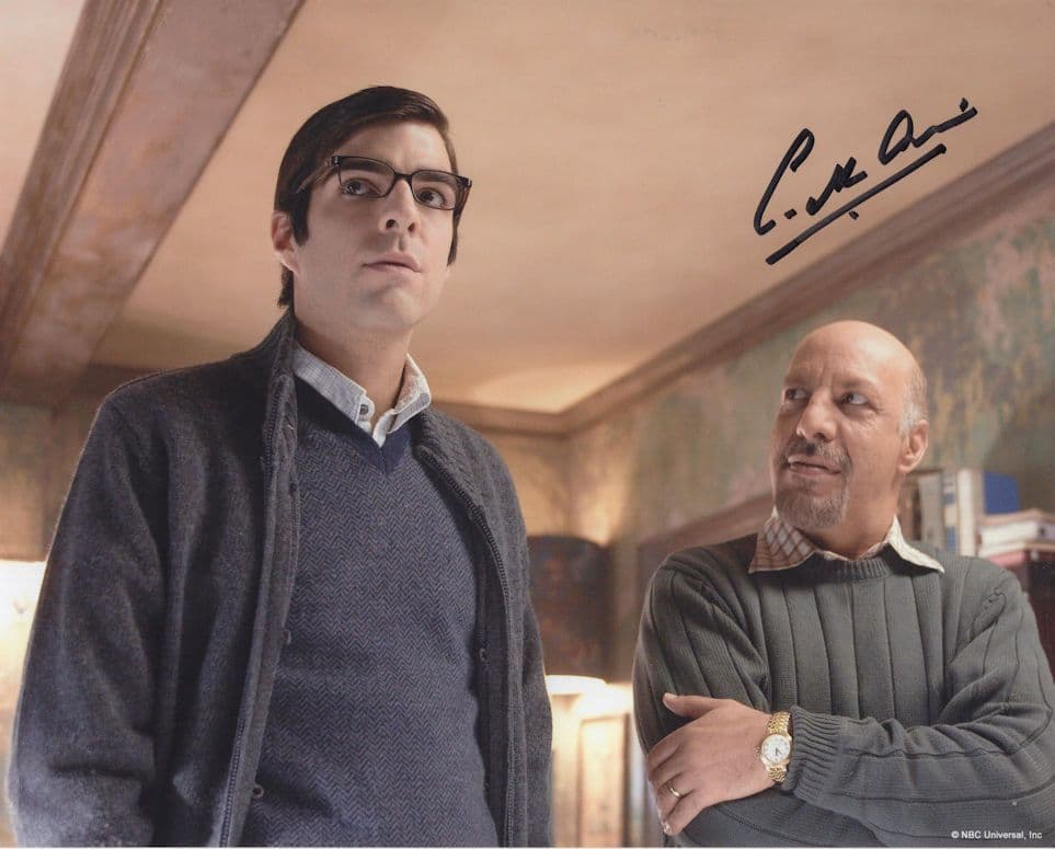 Erick Avari as Chadra Suresh in Heroes Large 10x8 Hand Signed Photo