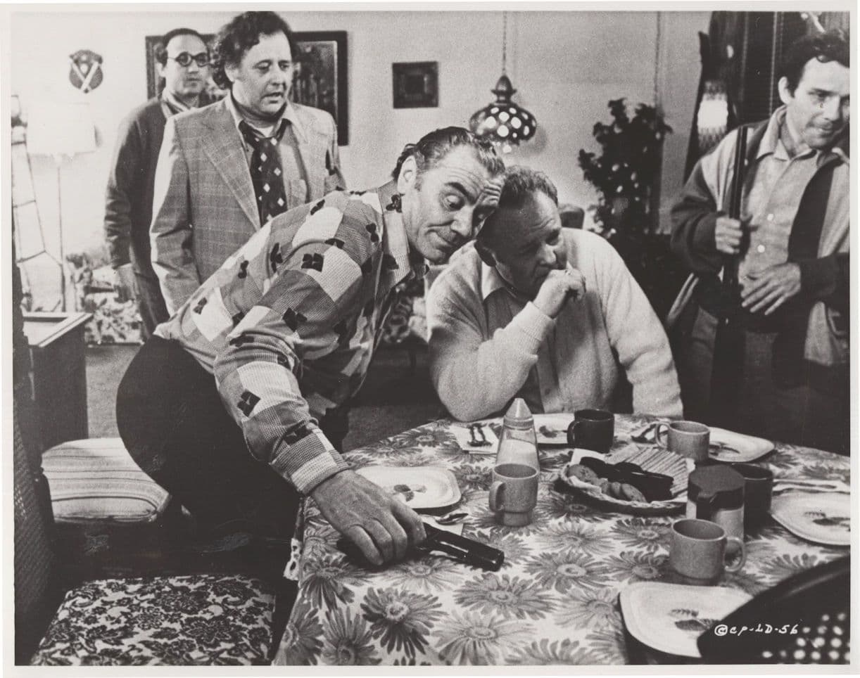 Ernest Borgnine Law & Disorder Movie 10x8 Monochrome Publicity Photo