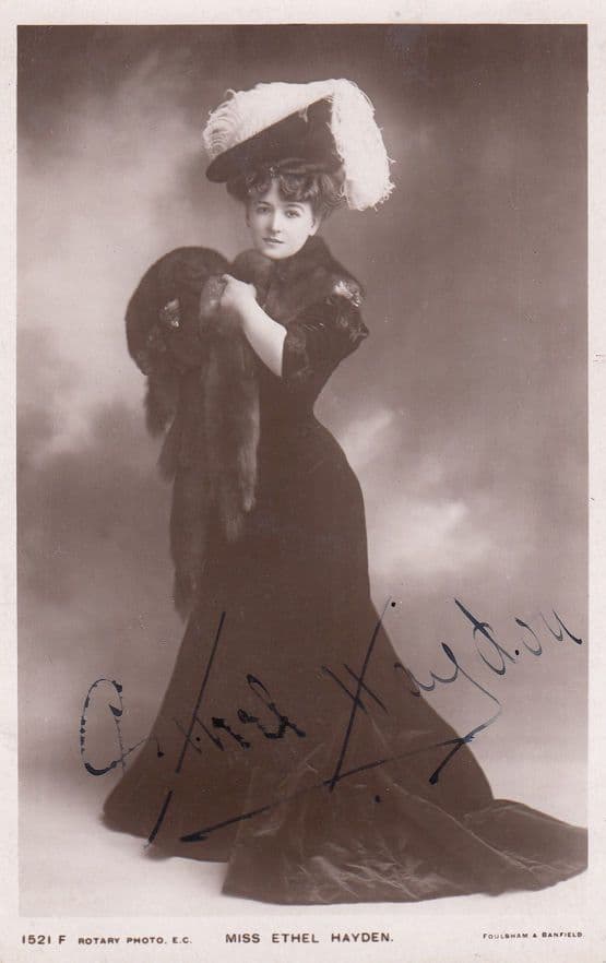Ethel Hayden Antique Signed Postcard