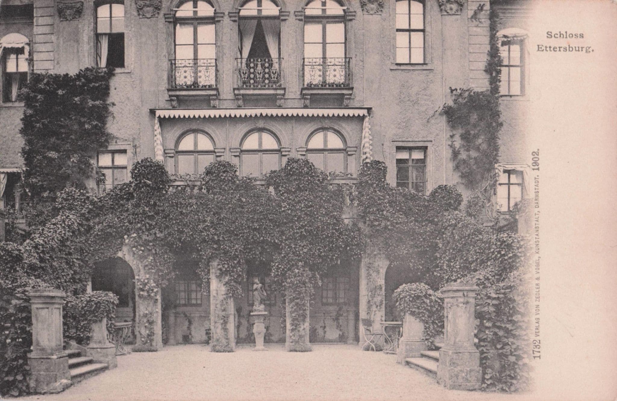 Ettersburg Schloss German Antique Postcard