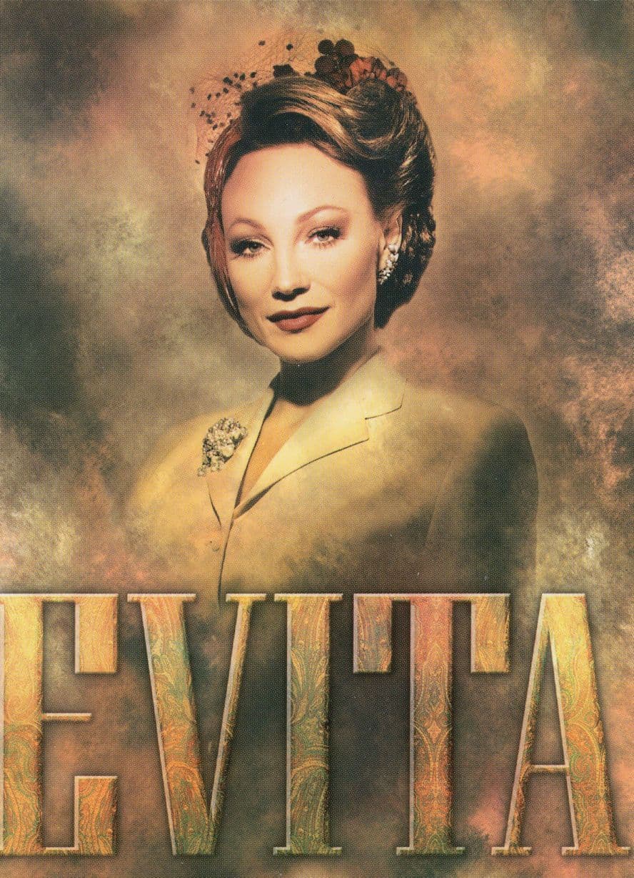 Evita Malmo Opera 2012 Theatre Swedish Premiere Postcard