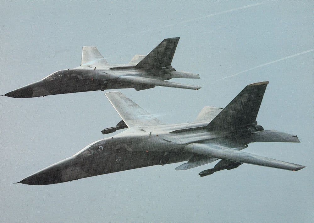 F-111F Aardvark s Plane Postcard