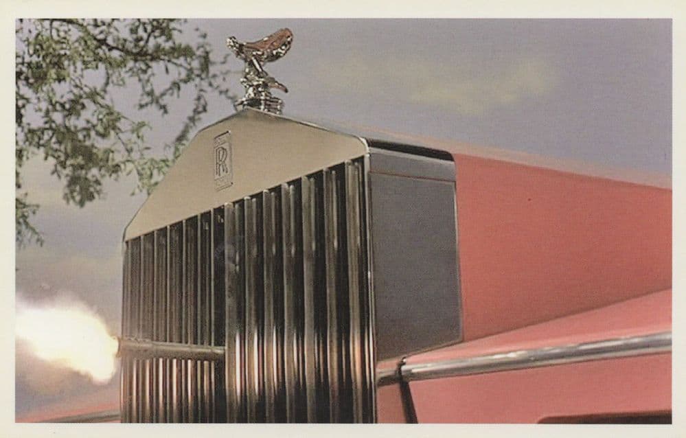 Fab 1 Thunderbirds Classic Car Rolls Royce Logo TV Show Postcard