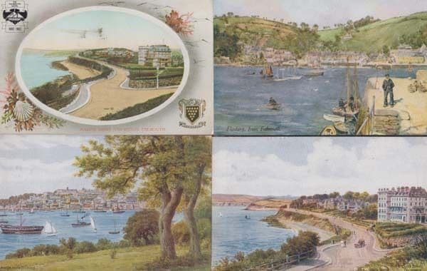 Falmouth Docks Boat & Marine 4x Mint 1980s Postcard s