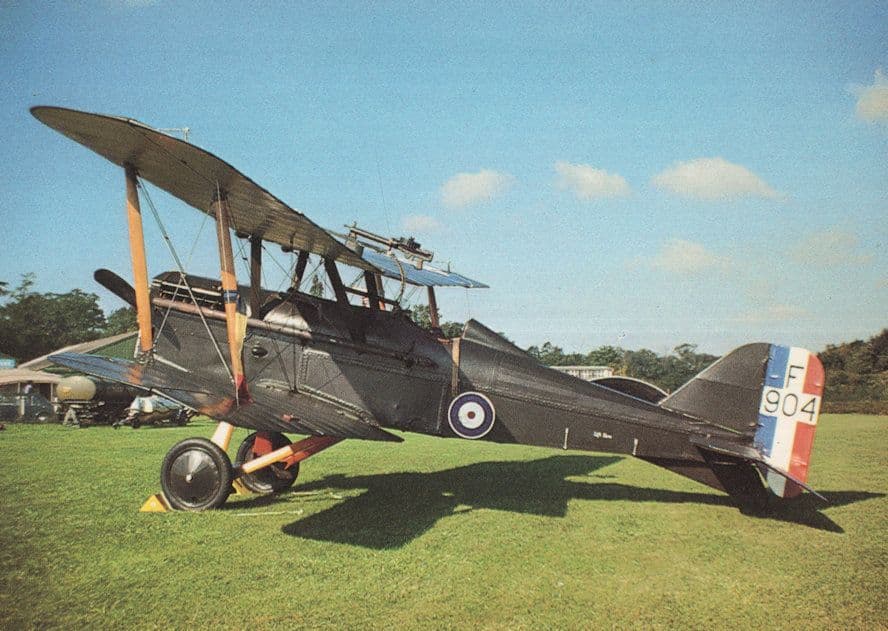 Farnborough SE5A Plane Aircraft Postcard