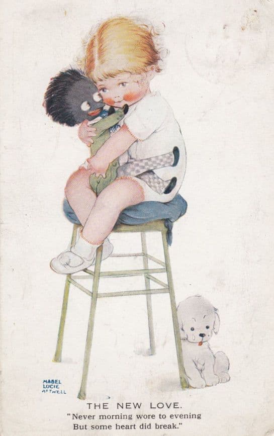 Fat Man on Beach Alcohol Drinking Antique Comic Humour Postcard