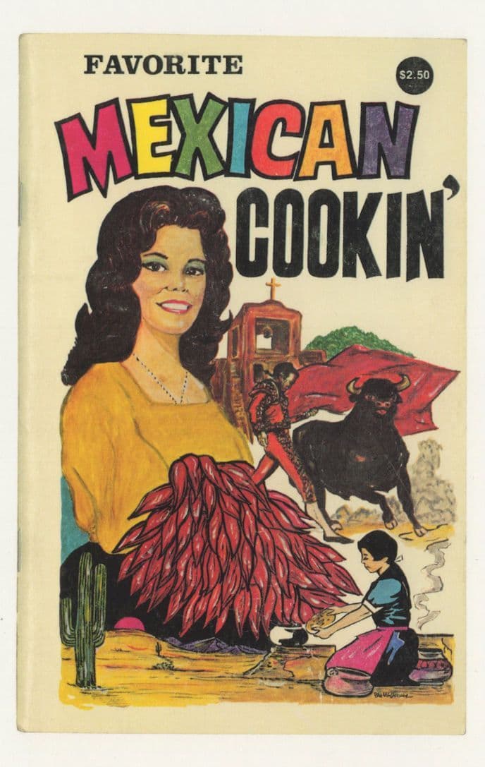 Favourite Mexican Cookin' Pat McCarthy 1972 Book Postcard