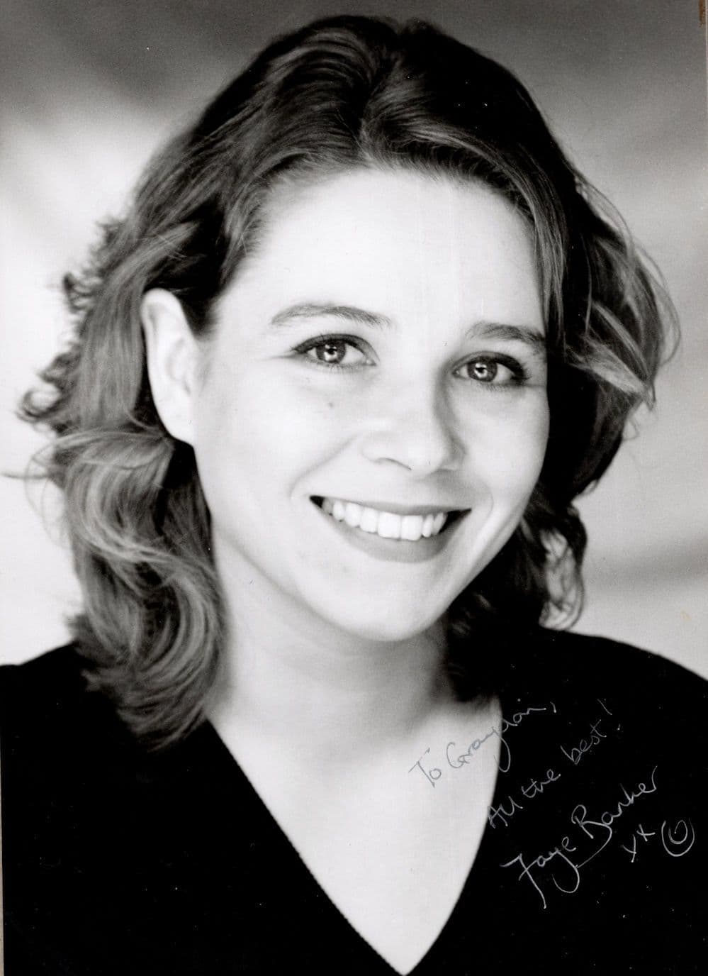 Faye Barker ITV ITN Newsreader GMTV Daybreak Hand Signed Photo
