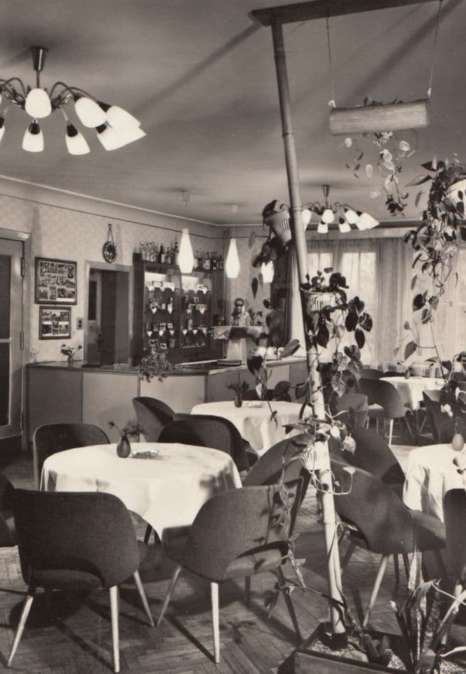 FDGB Erholungsheim Franz Kirsch Diensdorf AM Scharmutzelsee Restaurant Postcard