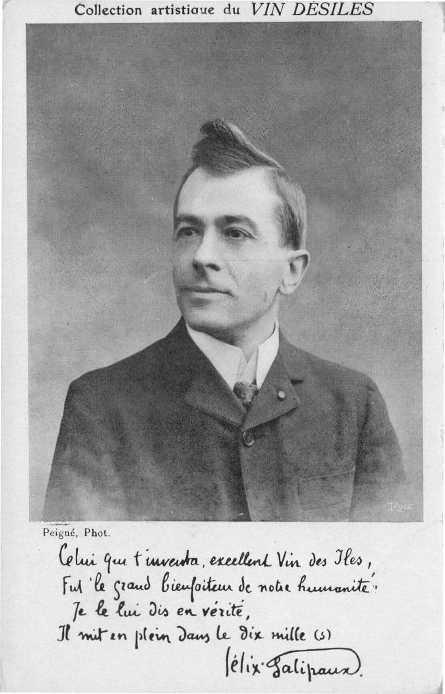 Felix Galipaux French Film Theatre Actor Rare Antique Poetry Postcard