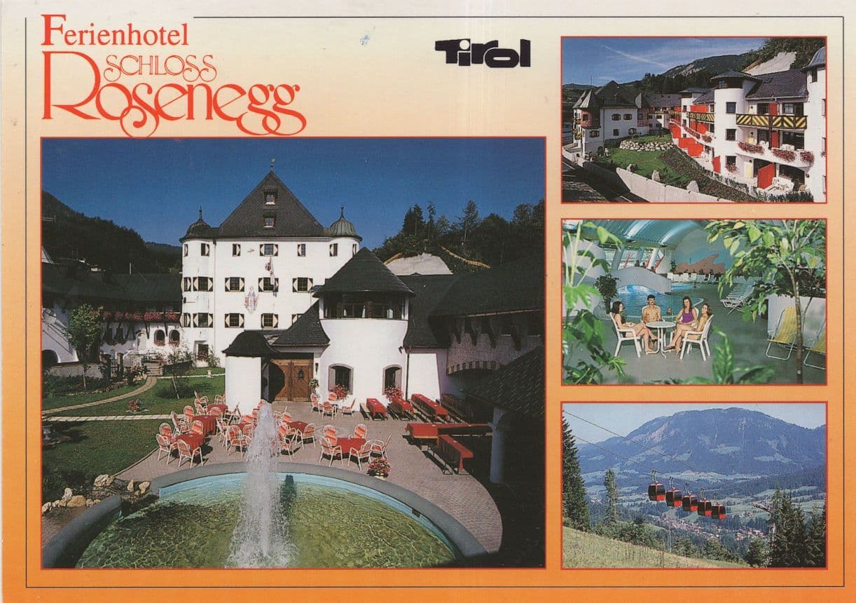 Ferienhotel Schloss Rosenegg Austria Postcard