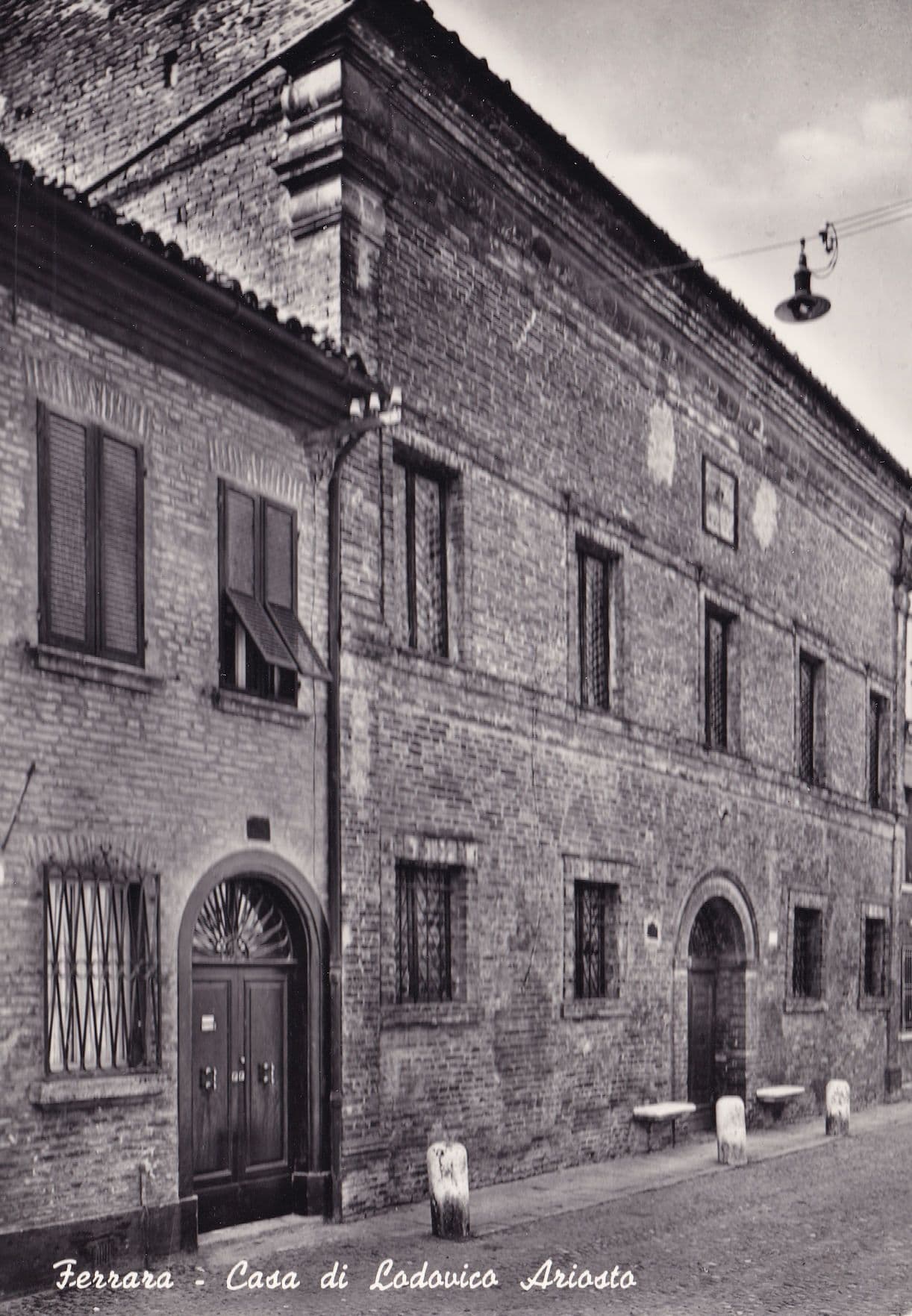 Ferrara Casa Di Lodovico Ariosto Bell On Telegraph Wire Italian Postcard