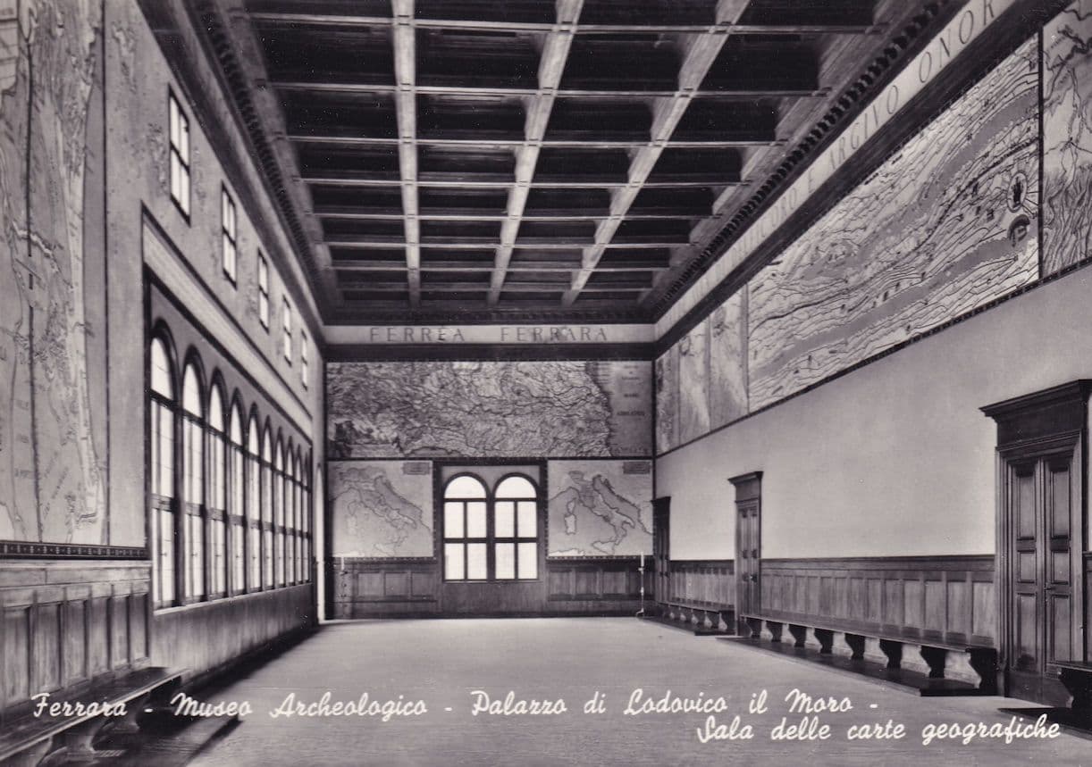 Ferrara Palazzo Di Lodovita Il Moro Italian Old RPC Postcard