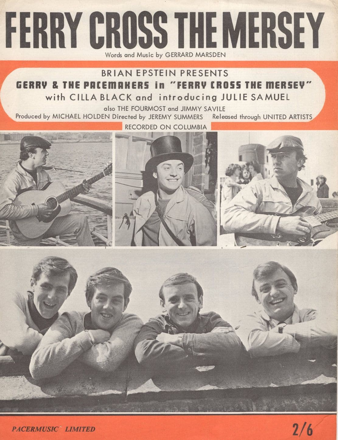 Ferry Cross The Mersey Gerry & The Pacemakers Sheet Music