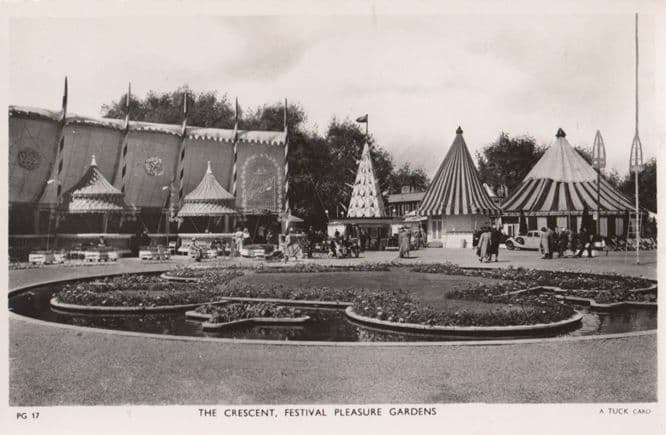 Festival Of Britain The Crescent Southbank RPC Postcard