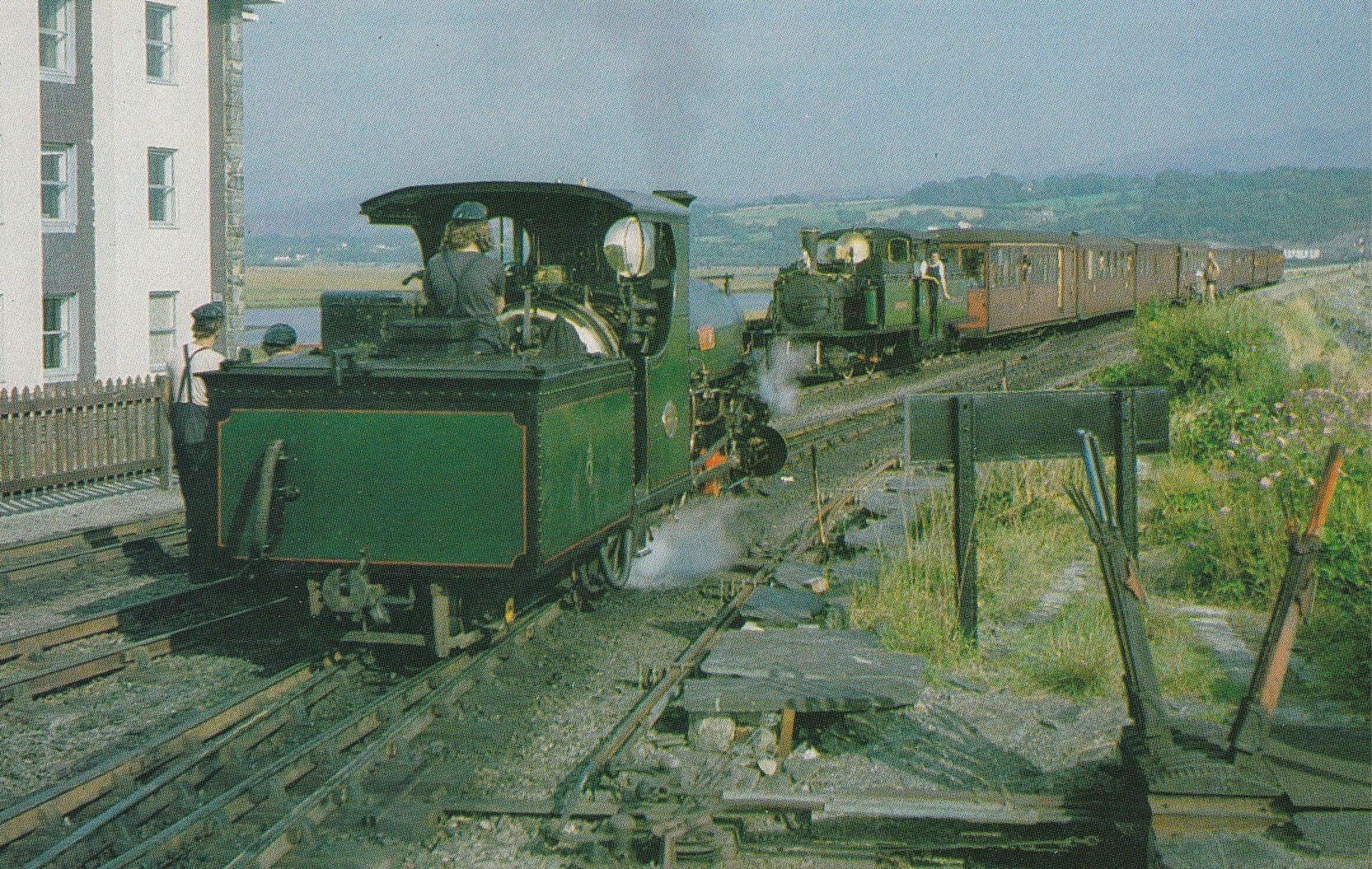 Ffestiniog Welsh Railway Welsh Fireman Female Train Driver Postcard