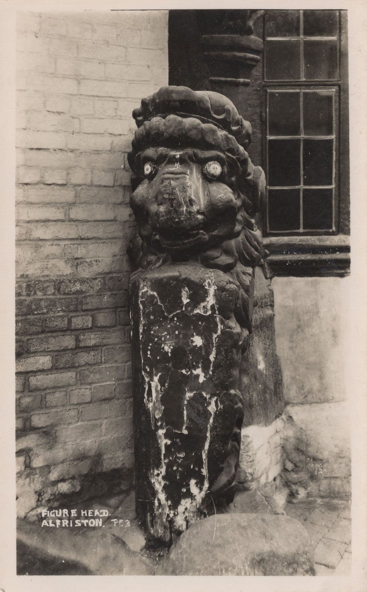 Figure Head Alfriston Real Photo Star Pub Old PB Postcard