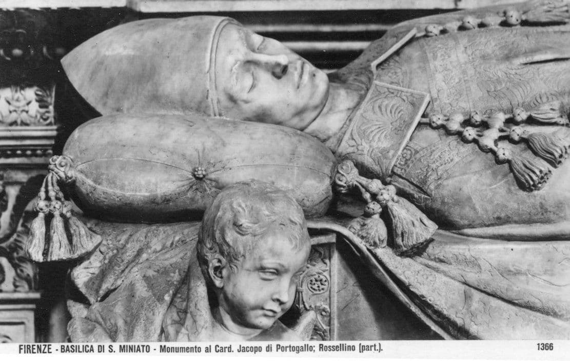 Firenze Basilica Di S Miniato Monumento Al Card Jacobe Postcard