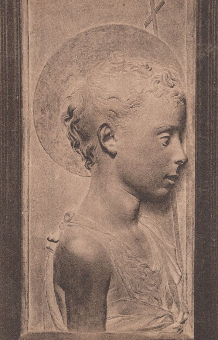 Firenze S Giovannino Donatello Museo Nazionale Mural Italian Postcard