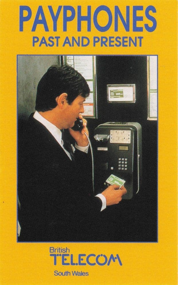 First British Telecom Phone Payphone Police BT Rare Trade Photo Card