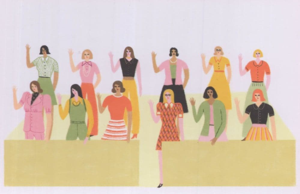 First Womens Jury Court Duty Rights Jurors Lib Legal Postcard