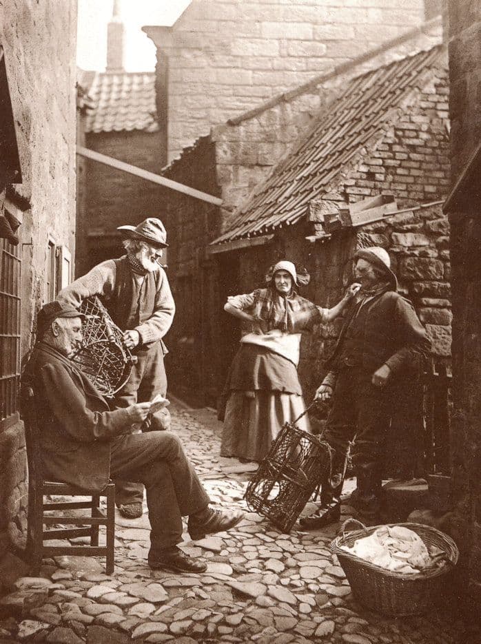Fishing At Robin Hoods Bay Yorkshire Award Photo Postcard