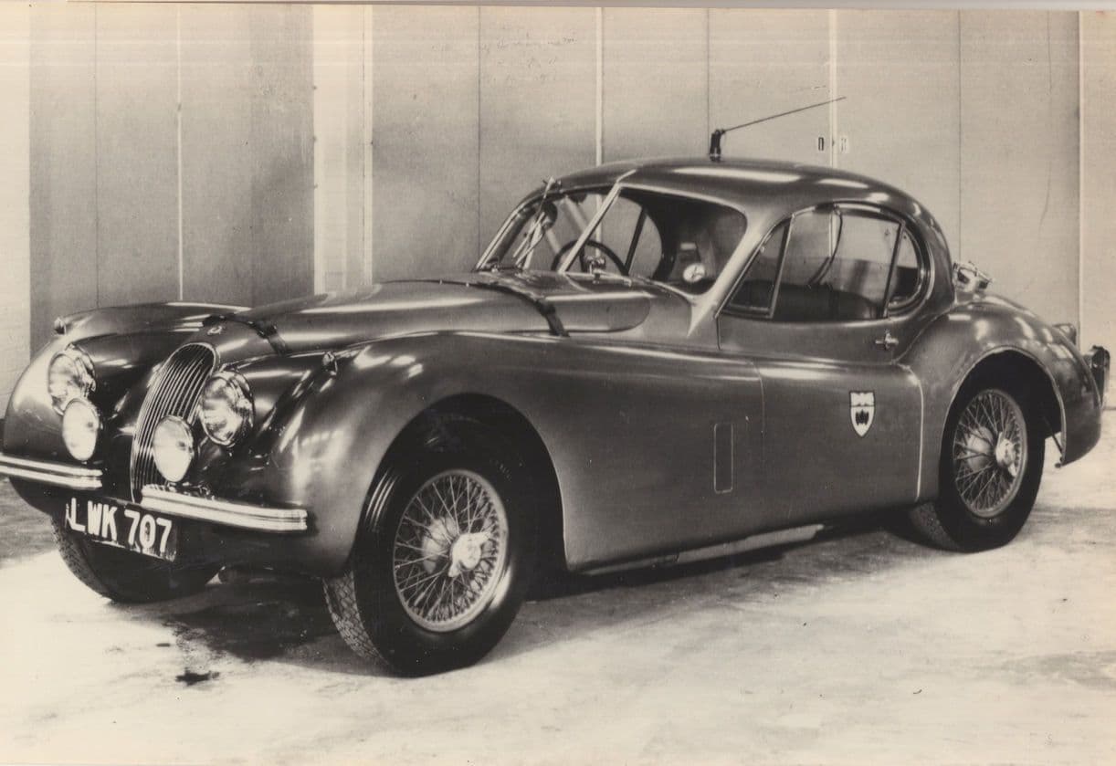 Fixed Head Sports Coupe Jaguar Car Birmingham Rare RPC Postcard