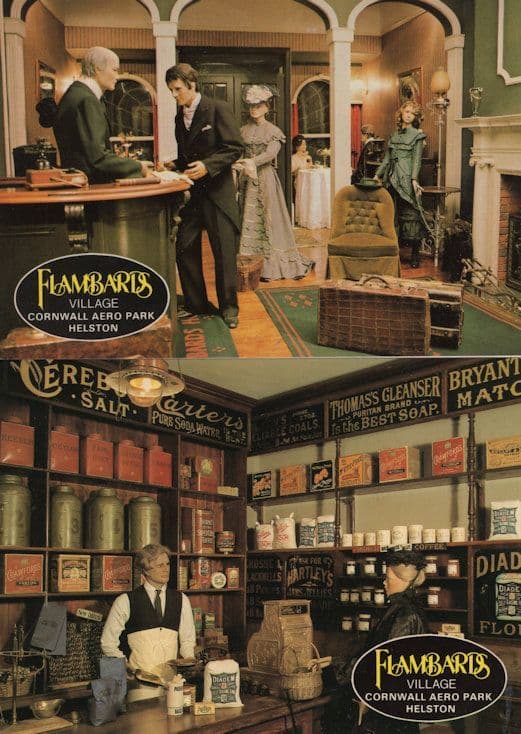 Flambards Chemists Village Hotel Reception Cornwall Helston Postcard