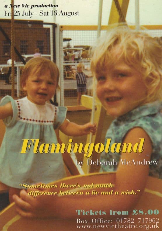 Flamingoland Deborah McAndrew New Vic Theatre Gala Poster Postcard Style Card