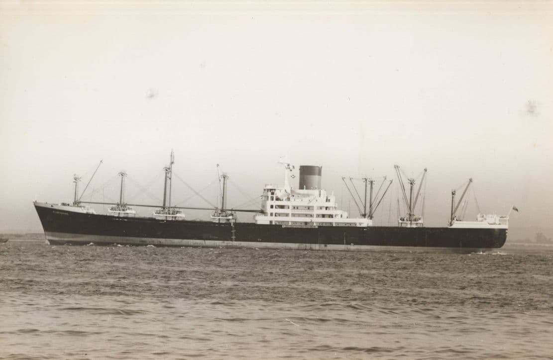 Flintshire Dutch Oil Carrier Ship Built 1962 Vintage Rare Photo