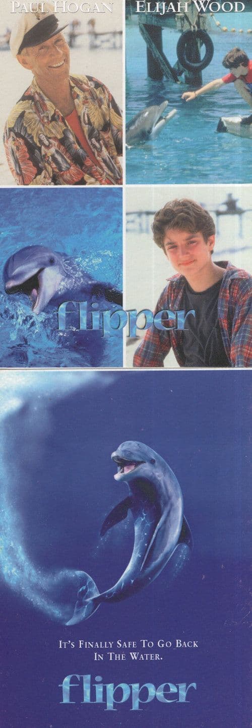 Flipper The Movie Film Dolphin 2x Advertising Postcard s