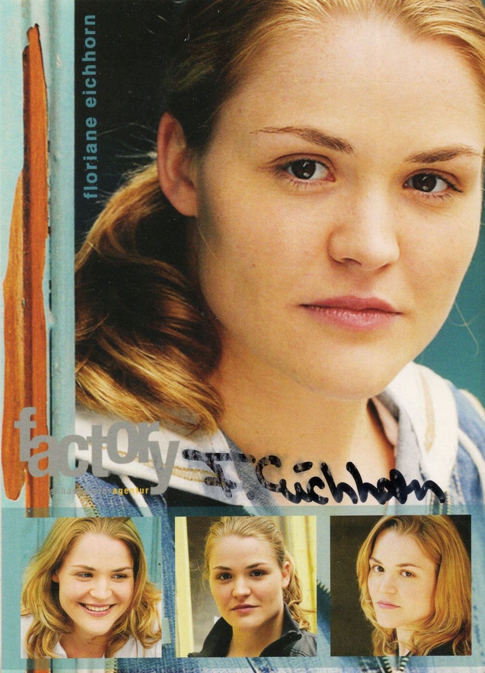 Floriane Eichhorn Unter Uns Alle Meine Tochter Hand Signed Photo