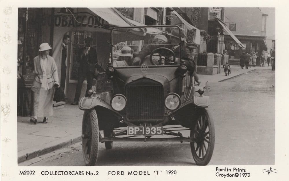 Ford Model T Classic 1920 Car Postcard