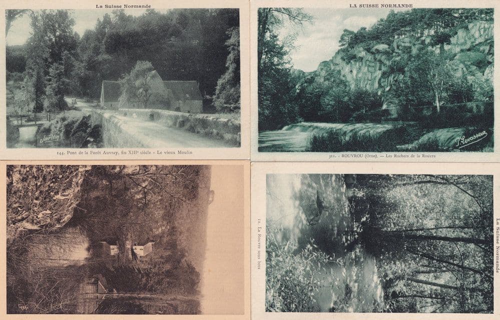 Foret Auvray La Roevre Les Rochers 4x Suisse Normande French Postcard s