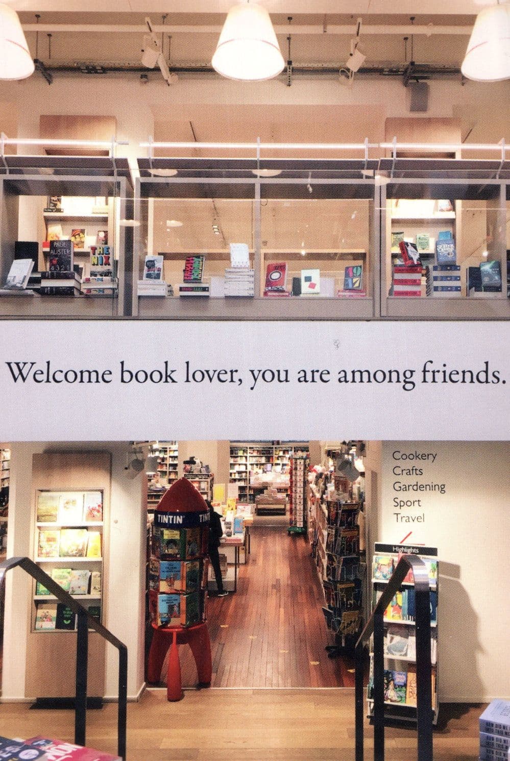 Foyles Giant Bookstore Book Shop London Postcard