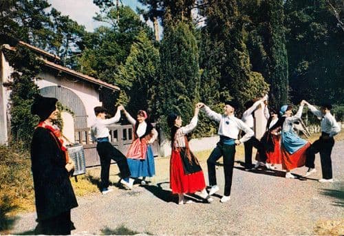 France La Fandango 1960s French Flamenco Fashion Dance Dancing Costume Postcard
