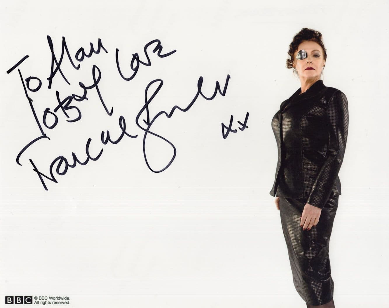 Frances Barber Dr Who Hand Signed 10x8 Autograph & COA PHOTO