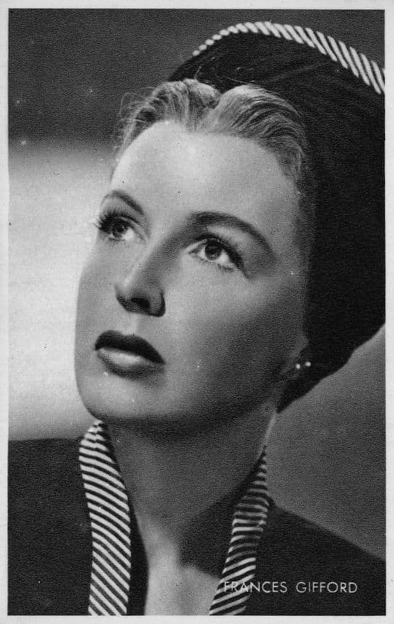 Frances Gifford Vintage Rare Kwatta Film Movie Postcard Size Portrait