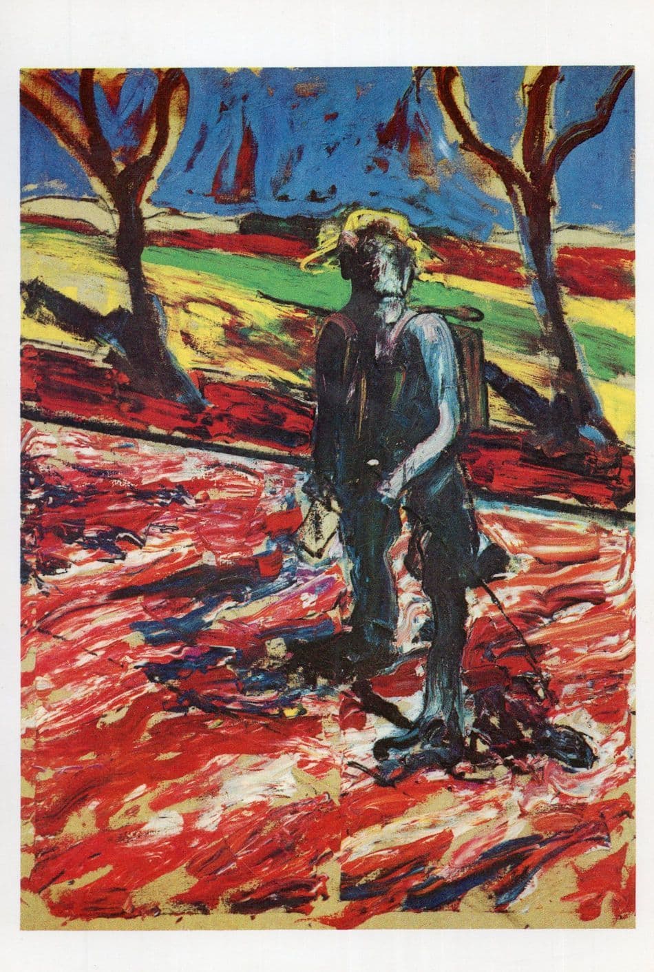 Francis Bacon Study For Portrait Of Van Gogh III Painting Postcard