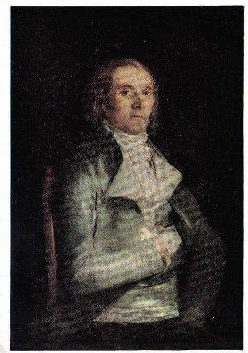 Francisco De Goya Dr Peral Spanish School Rare Old Art Gallery Painting Postcard
