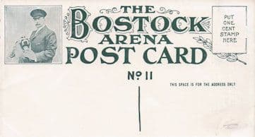 Frank Bostock American Circus Animal King Trainer Postcard