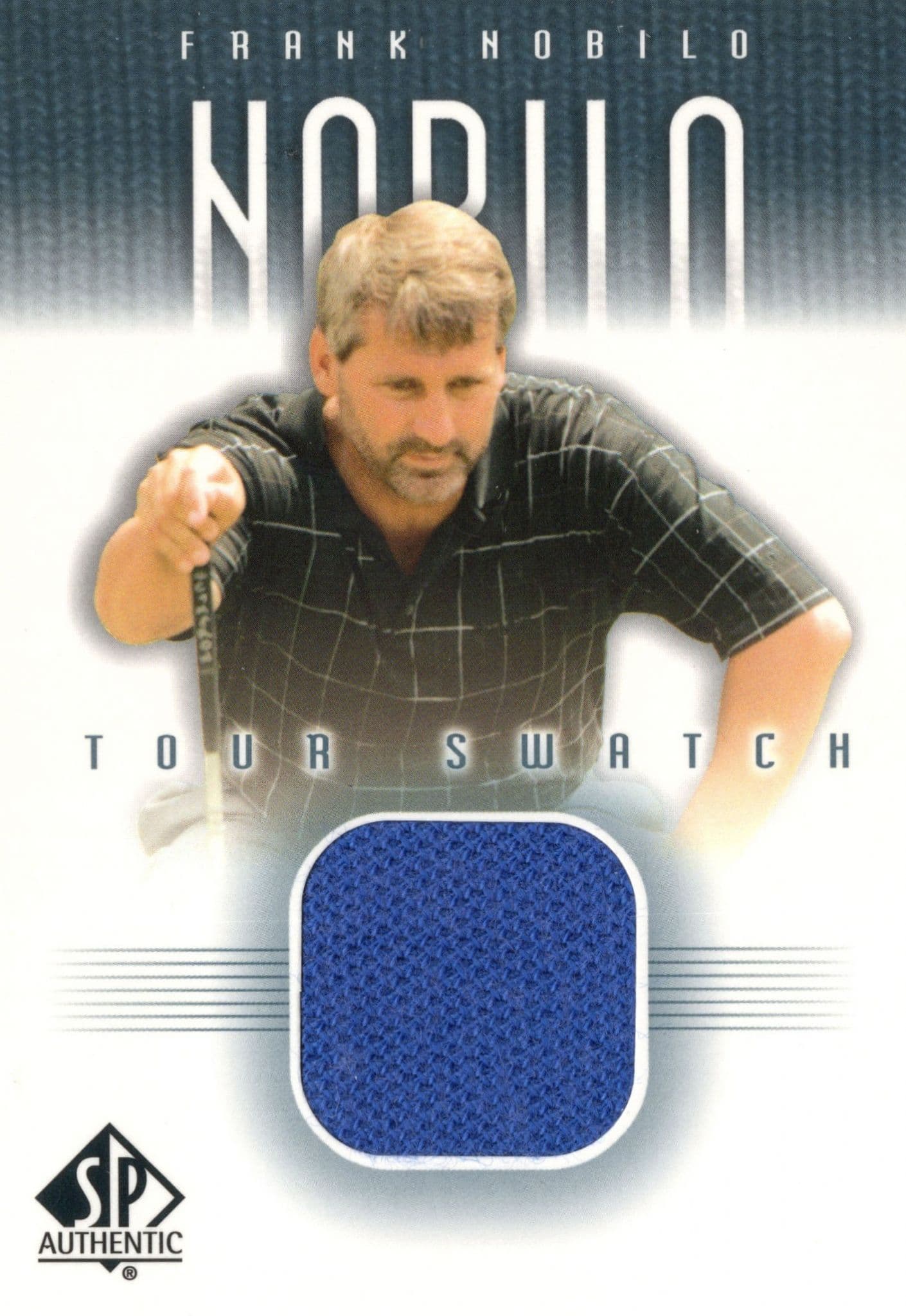 Frank Nobilo 2001 Tour Swatch Worn Shirt Golf Rare Limited Edition Card