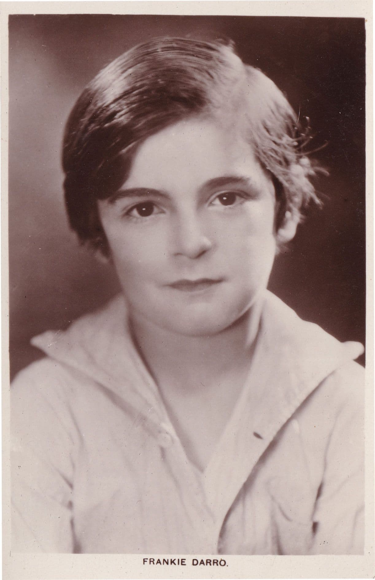 Frankie Darro Child Western Cowboy Film Actor Star RPC Postcard
