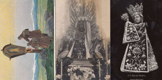 Frau Von Altotting 3x Antique Postcard