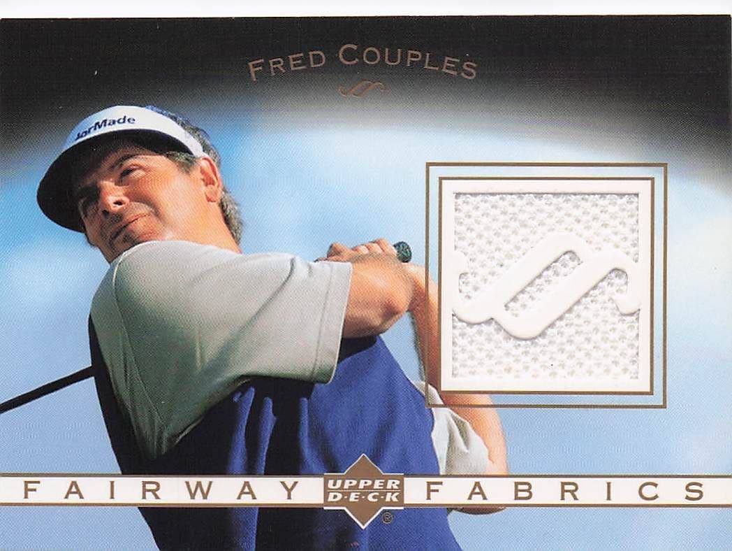 Fred Couples Fairway Fabrics 2003 Real Golf Shirt Relic Trade Card
