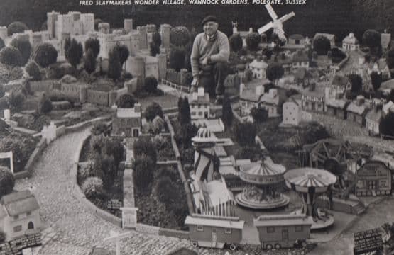 Fred Slaymakers Wonder Village Polegate Sussex Real Photo Postcard