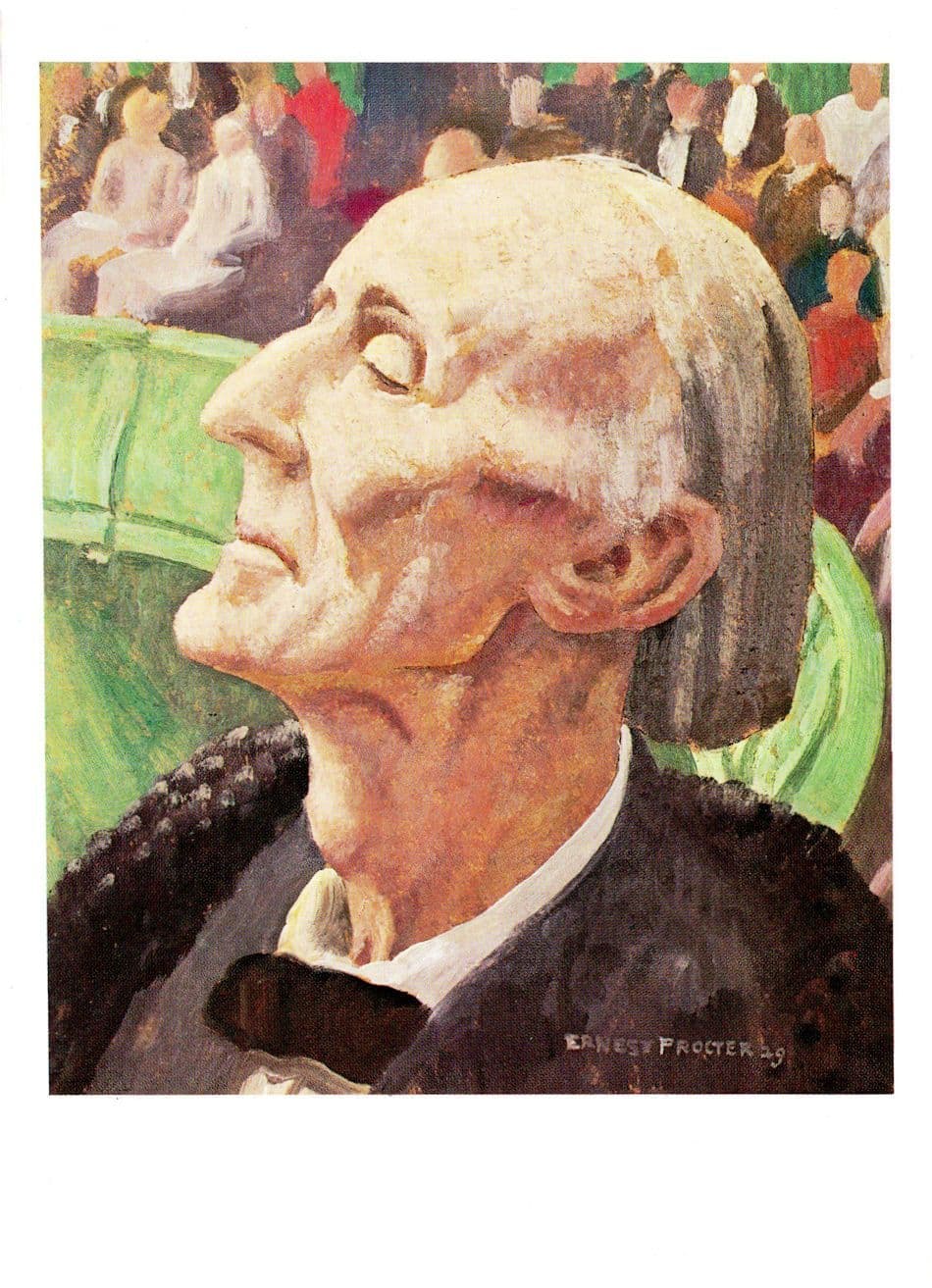 Frederick Delius Painting By Ernest Procter NPG Postcard