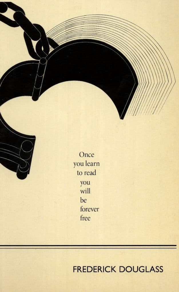Frederick Douglass To Read Is Forever Free Book Quote Postcard
